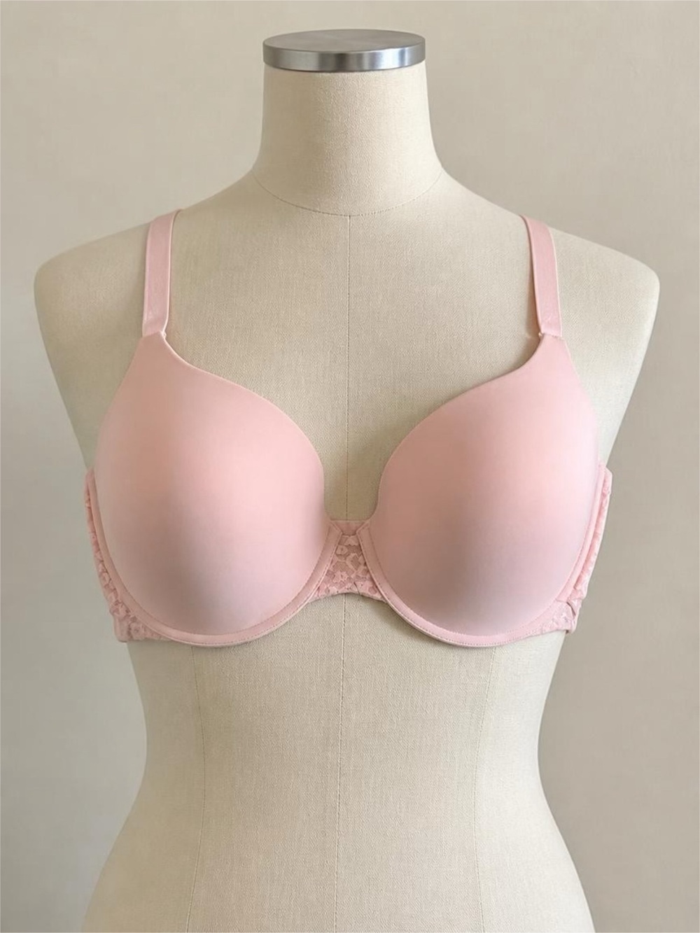 Victoria's Secret T-shirt, lightly lined, Demi, Pink Bra